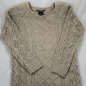 United States Sweaters - Oatmeal Combo Sweater - Large
